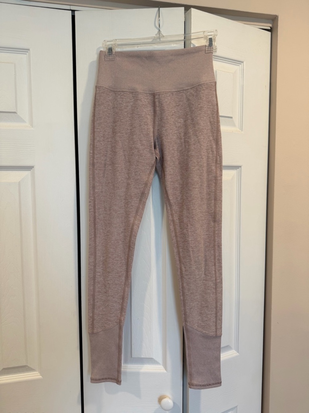 ALO Yoga High-Waist Seamless Leggings in Dusty Rose